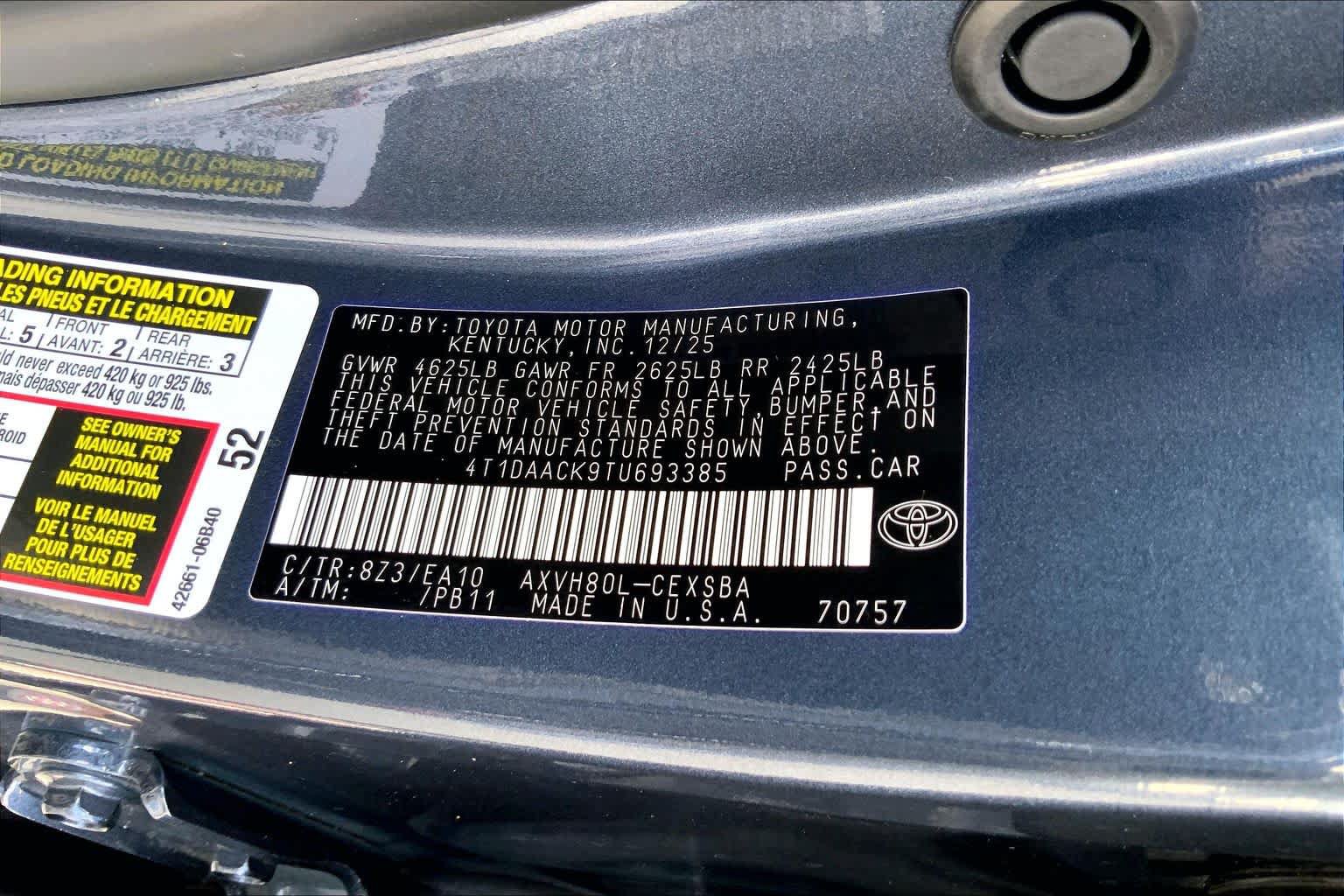 Used 2026 Toyota Camry SE FWD image 36