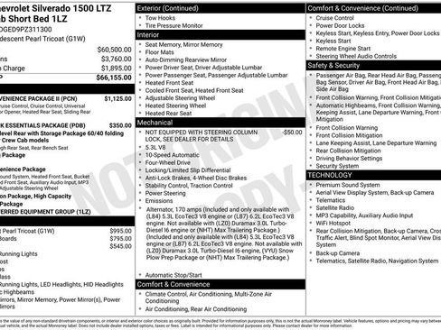 Certified 2023 Chevrolet Silverado 1500 LTZ w/ LTZ Convenience Package II AWD/4WD image 4