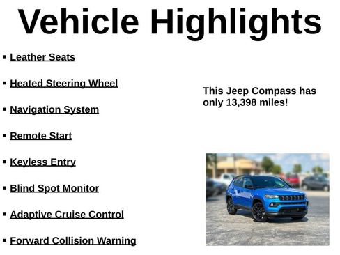 Used 2023 Jeep Compass Latitude w/ Convenience Group AWD/4WD image 38