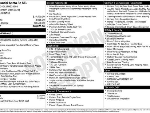 New 2026 Hyundai Santa Fe SEL FWD image 25