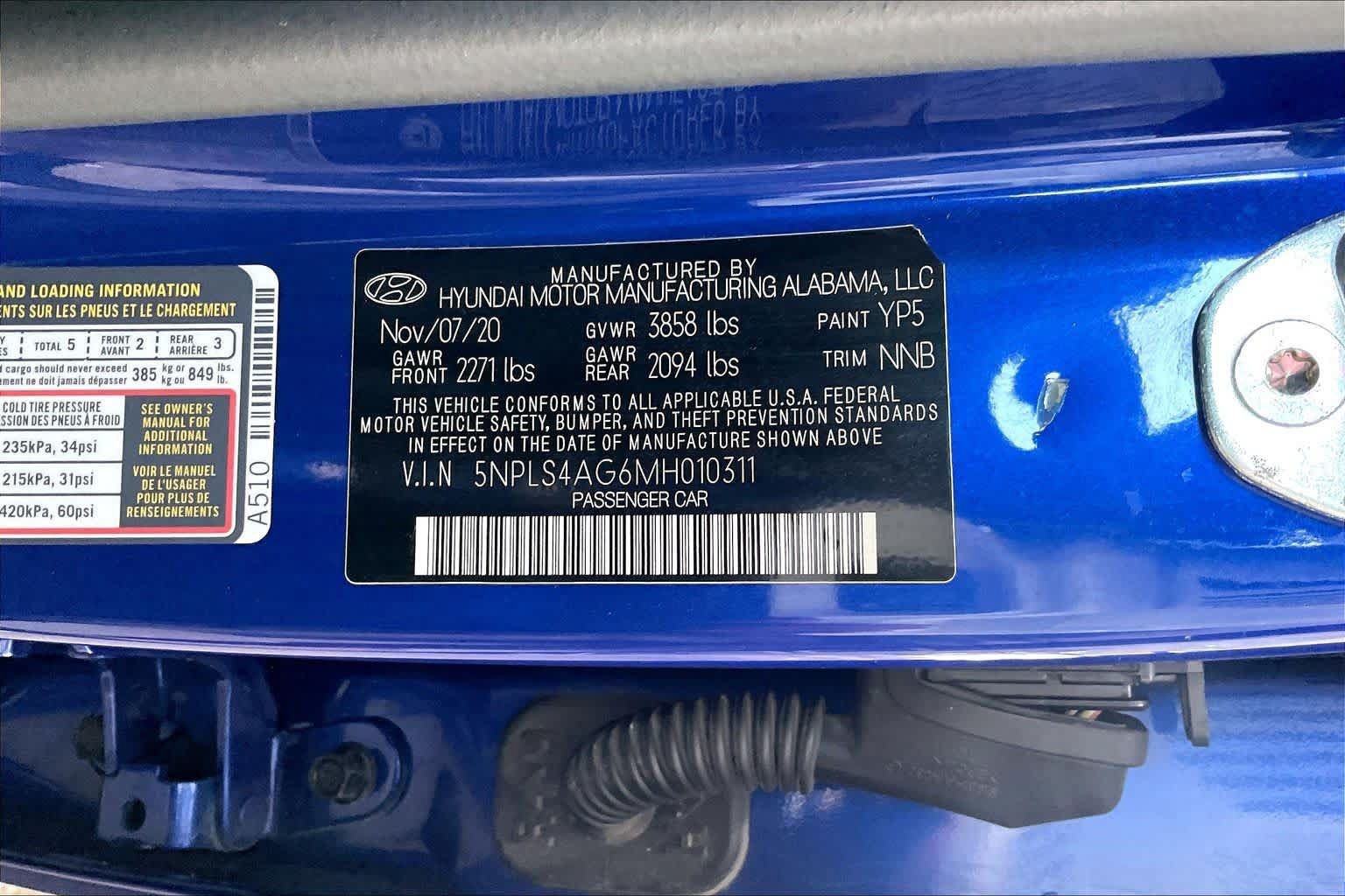 Certified 2021 Hyundai Elantra SEL w/ Convenience Package FWD image 34
