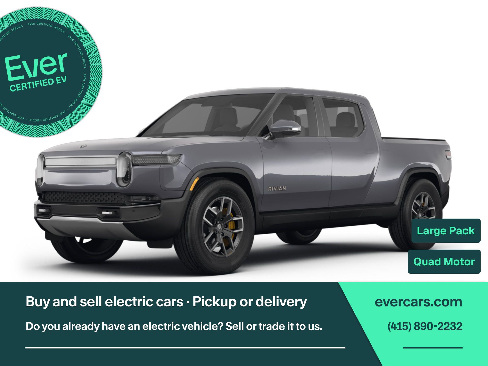 Used 2022 Rivian R1T Adventure AWD/4WD image 1