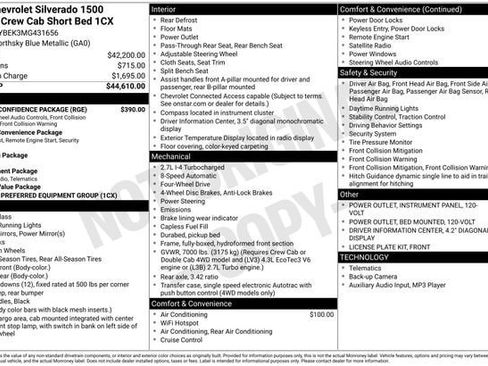 Certified 2021 Chevrolet Silverado 1500 Custom w/ Safety Confidence Package image 32