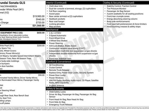 Used 2009 Hyundai Sonata GLS w/ Popular Equipment Pkg 2 FWD image 2