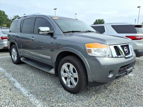 Used 2014 Nissan Armada Platinum w/ 2nd Row Captain Seat Package AWD/4WD image 12