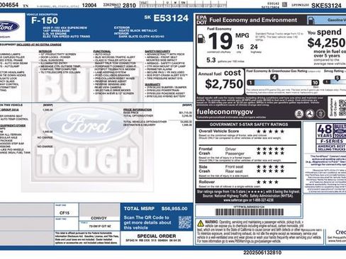 Certified 2025 Ford F150 XLT w/ Equipment Group 301A Standard image 35