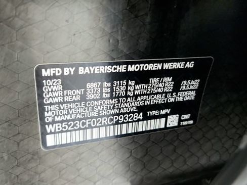Used 2024 BMW iX xDrive50 w/ Sport Package AWD/4WD image 72