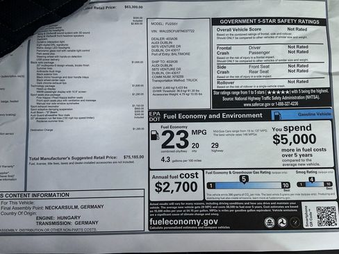 New 2026 Audi S5 Premium Plus AWD/4WD image 46
