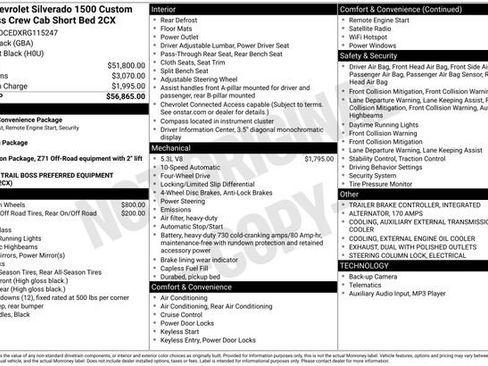 Used 2024 Chevrolet Silverado 1500 Custom Trail Boss image 25