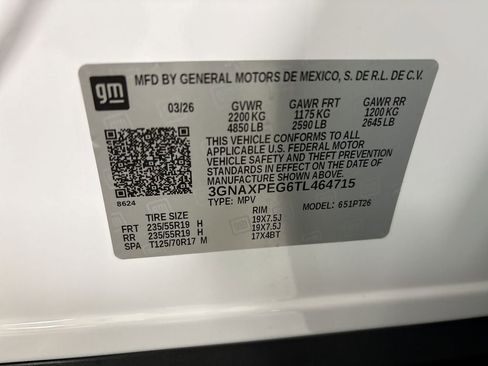 New 2026 Chevrolet Equinox LT w/ Convenience Package II AWD/4WD image 14