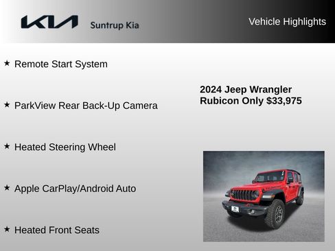 Used 2024 Jeep Wrangler Unlimited Rubicon w/ Convenience Group AWD/4WD image 16