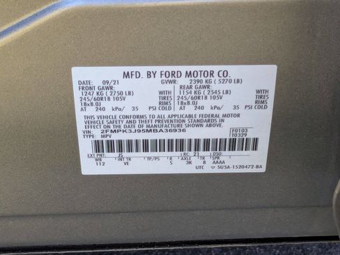 Used 2021 Ford Edge SEL w/ Convenience Package image 40