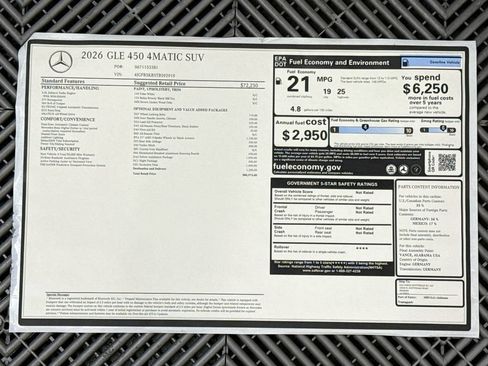 New 2026 Mercedes-Benz GLE 450 4MATIC image 9