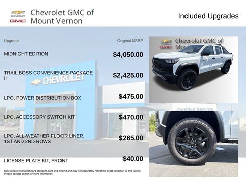 New 2025 Chevrolet Colorado Trail Boss w/ Midnight Edition image 6