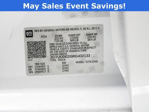 Used 2024 GMC Sierra 1500 SLT w/ SLT Premium Plus Package AWD/4WD image 46