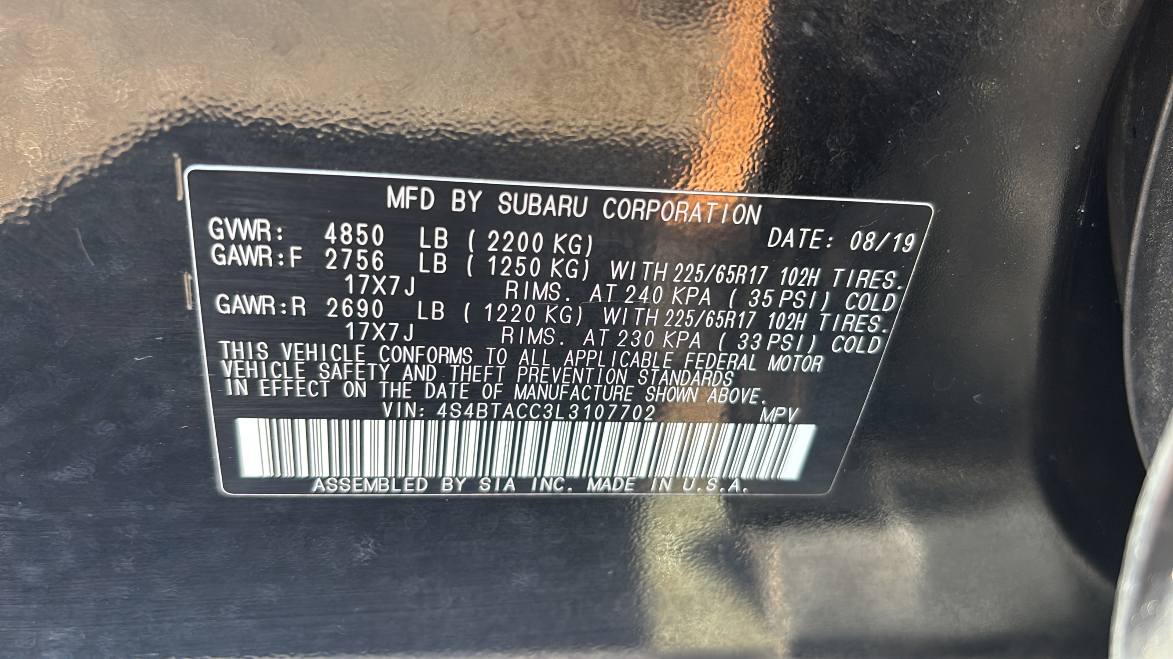 Used 2020 Subaru Outback Premium AWD/4WD image 37