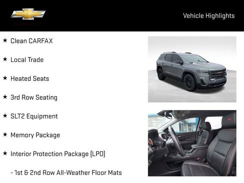 Certified 2022 GMC Acadia AT4 w/ Preferred Package image 19