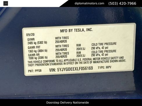 Used 2020 Tesla Model Y Long Range image 39