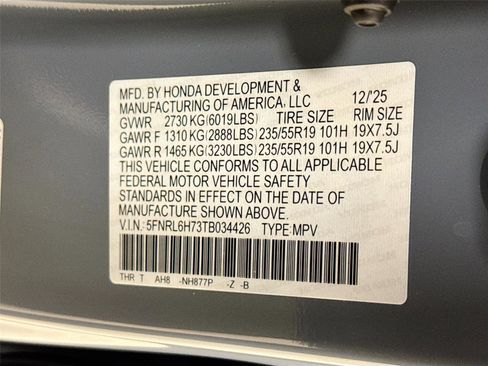 New 2026 Honda Odyssey Sport-L image 31