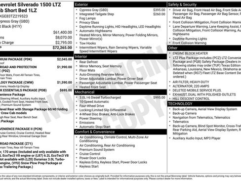New 2026 Chevrolet Silverado 1500 LTZ w/ LTZ Premium Package AWD/4WD image 41