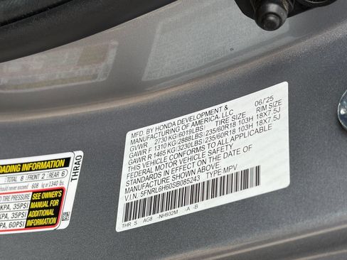 Used 2025 Honda Odyssey EX-L image 15