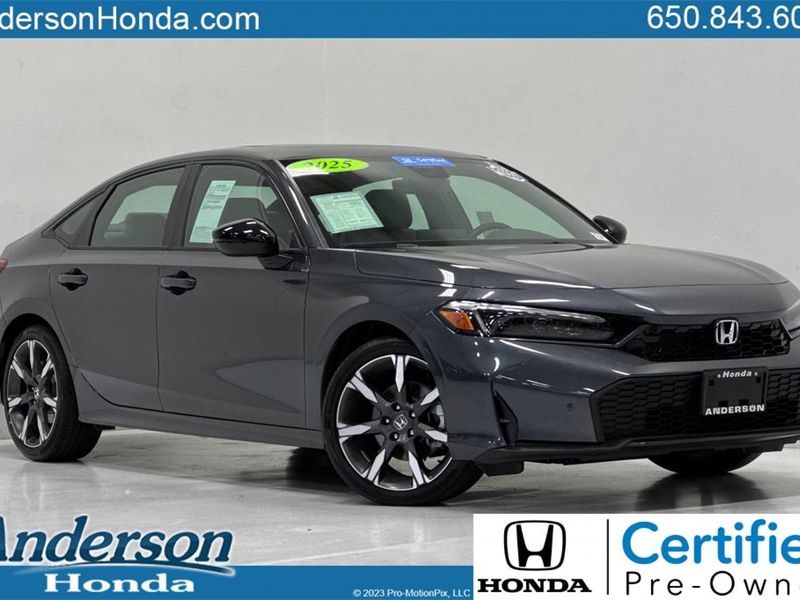 Certified 2025 Honda Civic Sport Touring image 1