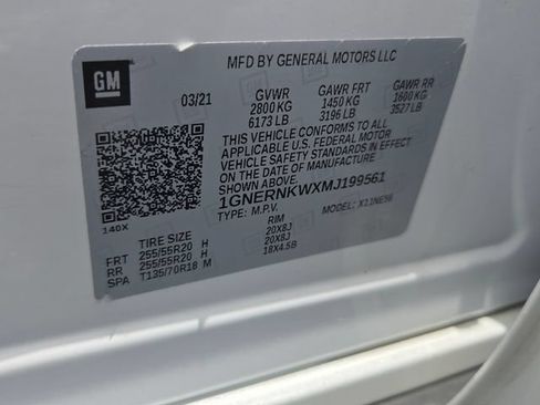 Used 2021 Chevrolet Traverse High Country FWD image 8