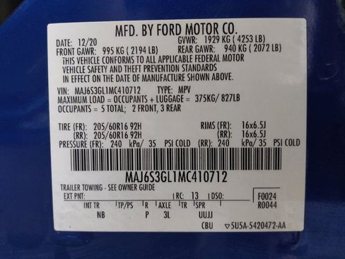 Used 2021 Ford EcoSport SE AWD/4WD image 33