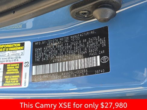 Used 2024 Toyota Camry XSE image 41