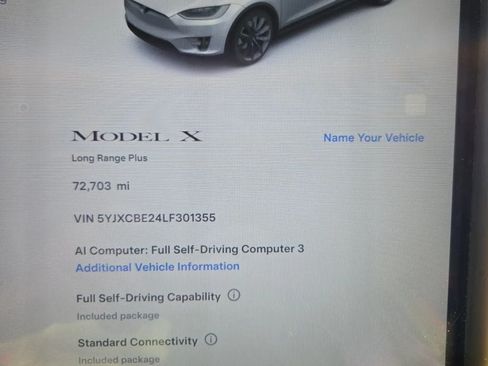 Used 2020 Tesla Model X AWD/4WD image 4