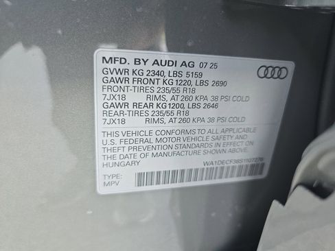New 2025 Audi Q3 2.0T Premium image 33