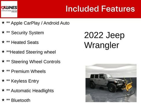 Used 2022 Jeep Wrangler Unlimited Sport AWD/4WD image 4