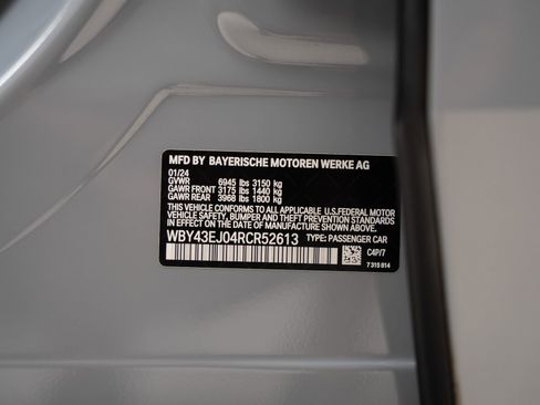 Used 2024 BMW i7 xDrive60 w/ M Sport Package RWD image 56