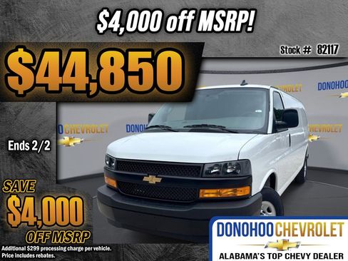 New 2025 Chevrolet Express 2500 1WT w/ Driver Convenience Package image 1