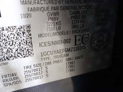 Used 2021 Chevrolet Silverado 1500 W/T w/ WT Value Package image 39