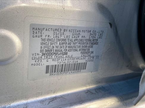 Used 2015 Nissan Versa Note SV w/ SV Convenience Package image 32