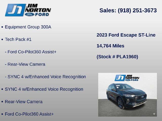 Used 2023 Ford Escape ST-Line w/ Tech Pack #1 AWD/4WD image 8