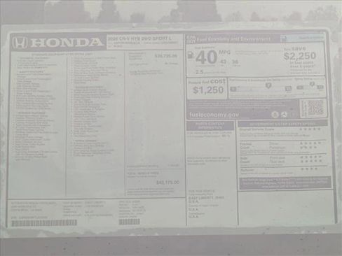 New 2026 Honda CR-V Sport-L image 17