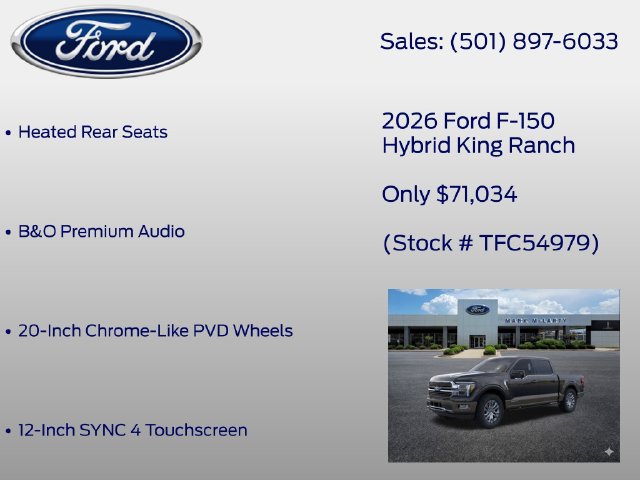 New 2026 Ford F150 King Ranch w/ Equipment Group 601A High AWD/4WD image 12
