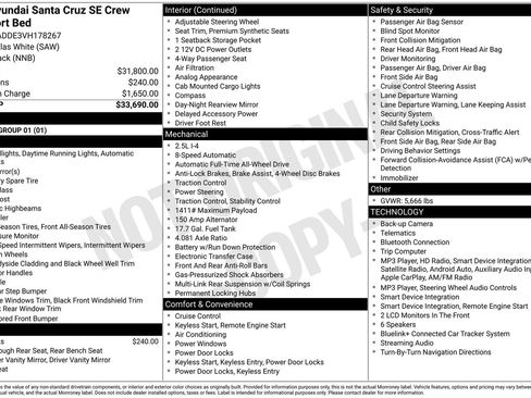 New 2027 Hyundai Santa Cruz SE AWD/4WD image 18