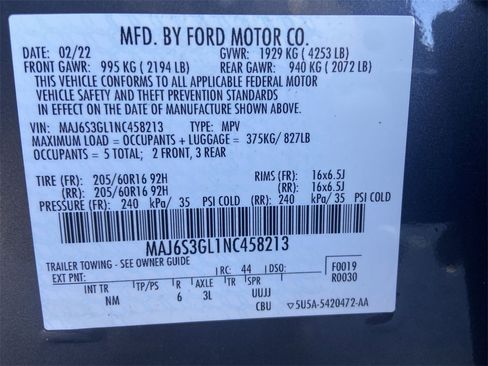 Used 2022 Ford EcoSport SE w/ SE Convenience Package image 34