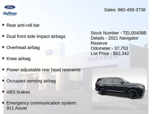 Certified 2021 Lincoln Navigator Reserve AWD/4WD image 30