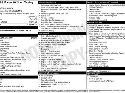 Used 2024 Buick Encore GX Sport Touring AWD/4WD image 8