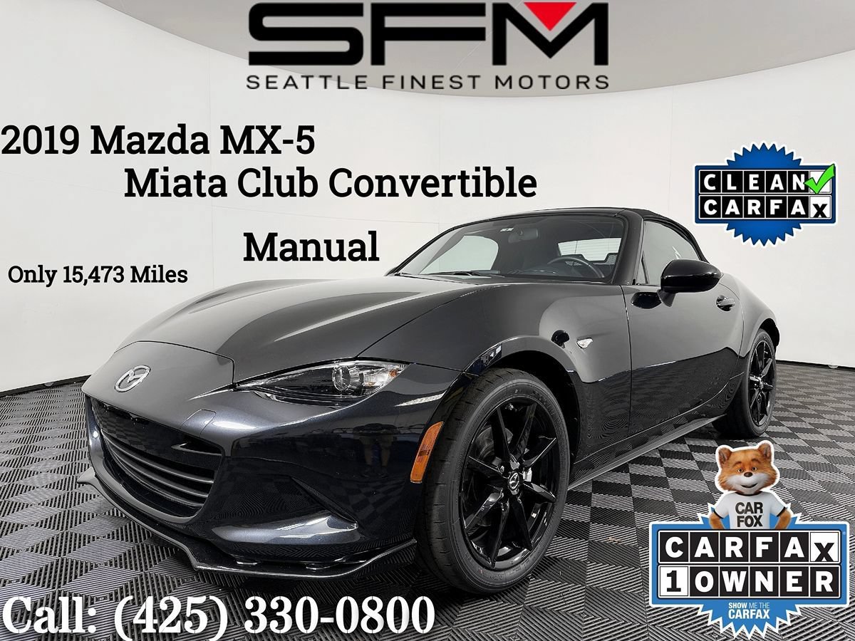 Used 2019 MAZDA MX-5 Miata Club RWD image 1