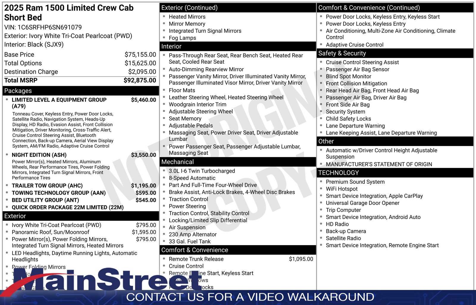 Used 2025 RAM 1500 Limited AWD/4WD image 35