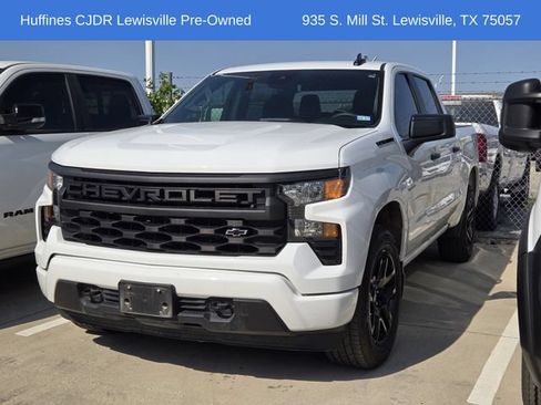 Used 2024 Chevrolet Silverado 1500 Custom w/ LPO, Dark Essentials Package RWD image 3