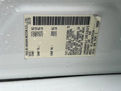 Used 2020 Nissan Maxima 3.5 SL w/ Floor Mat Group image 29