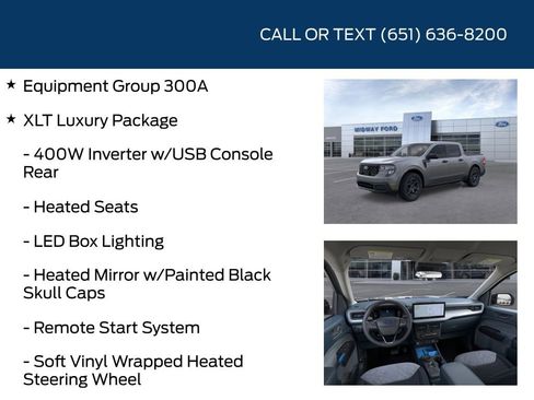 New 2025 Ford Maverick XLT w/ XLT Luxury Package image 5