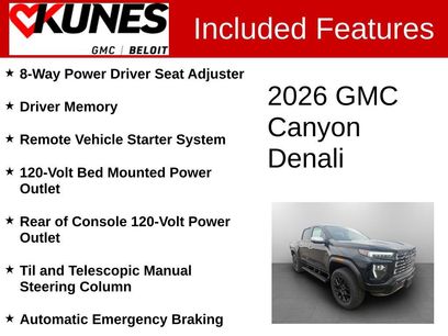 New 2026 GMC Canyon Denali w/ LPO, Denali Black Edition