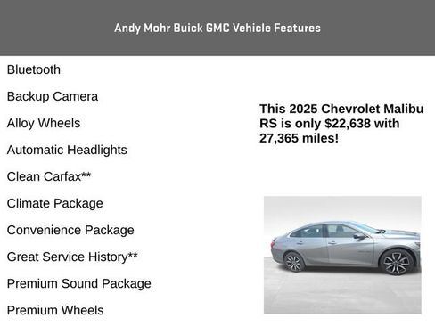 Used 2025 Chevrolet Malibu RS FWD image 4